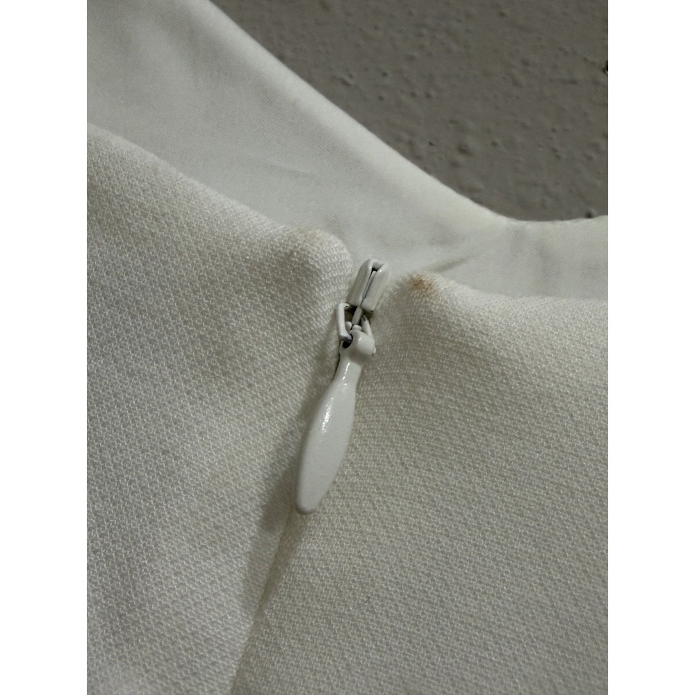 French Connection Whisper White Faux Wrap Mini Dress Size 2 Spaghetti Strap - Picture 10 of 10